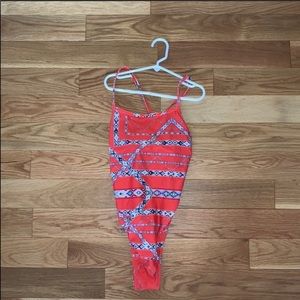 RARE jolyn tie back one piece swimsuit